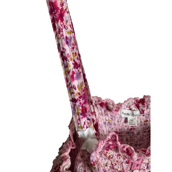 Poupette ST Barth Triny Snocked Midi Dress Floral Womans XS - Picture 12 of 15